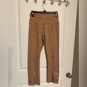 Offline by Aerie The Hugger Hi-Rise Light Brown Pattern Leggings Size Medium